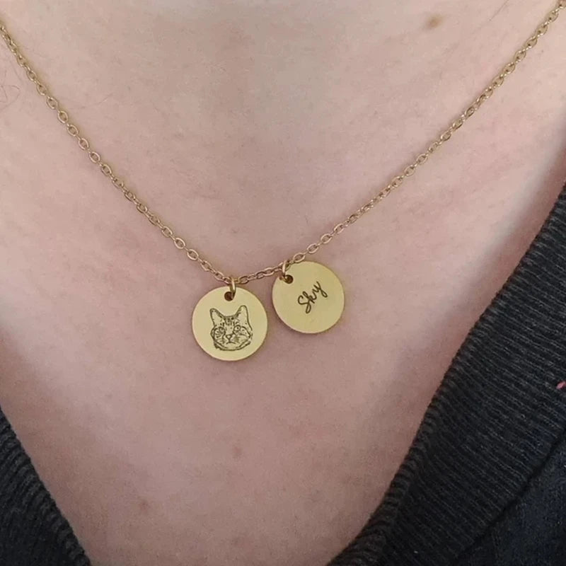 Custom Pet Name Necklace
