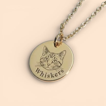Custom Pet Name Necklace - PawVibe