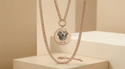 Custom Pet Name Necklace - PawVibe