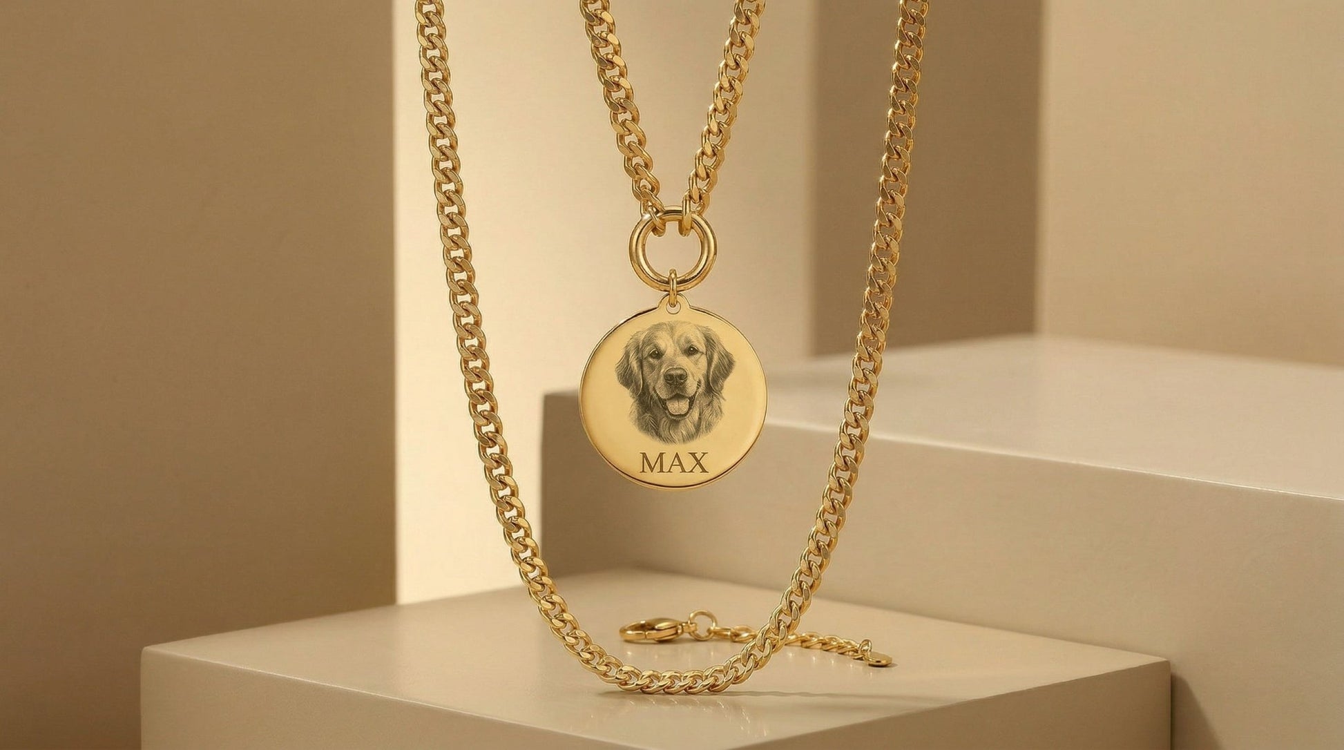 Custom Pet Name Necklace - PawVibe