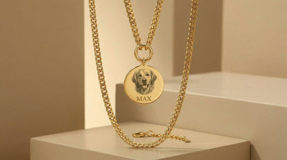 Custom Pet Name Necklace - PawVibe