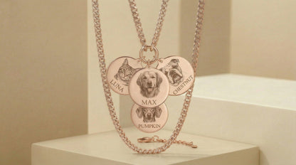 Custom Pet Name Necklace - PawVibe