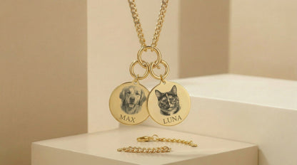 Custom Pet Name Necklace - PawVibe